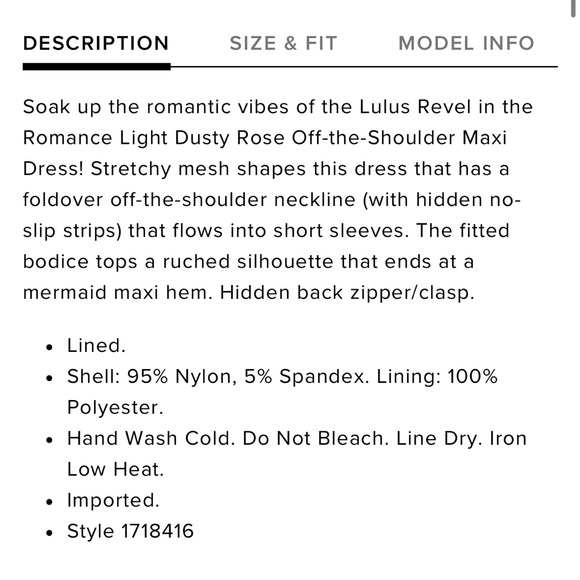 Lulu’s Revel in the Romance Off the Shoulder Maxi Dress - Picture 9 of 16